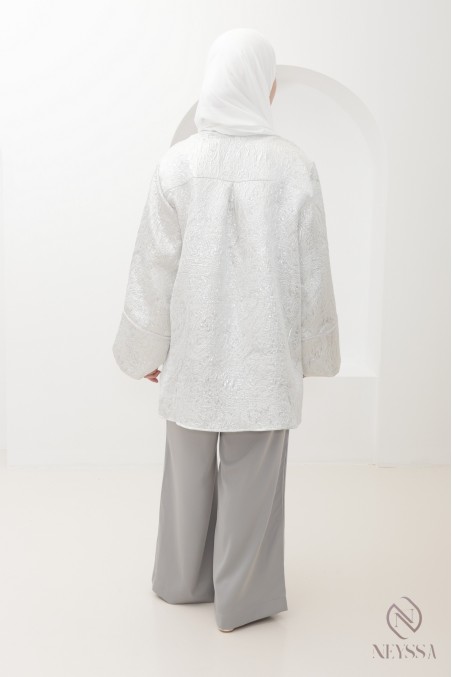 3-piece brocade tunic and sfifa set with palazzo trousers