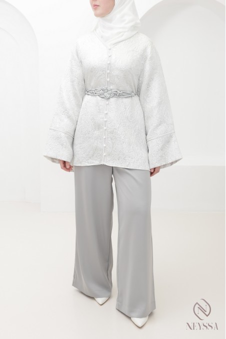 3-piece brocade tunic and sfifa set with palazzo trousers