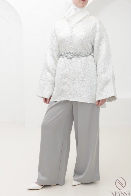 3-piece brocade tunic and sfifa set with palazzo trousers