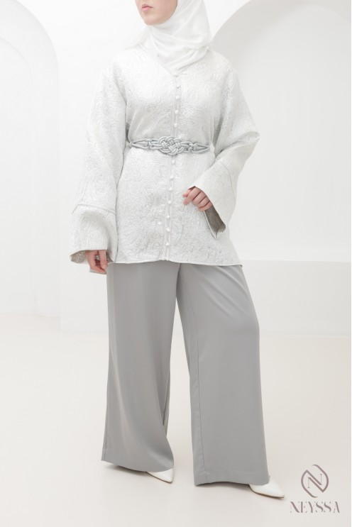 3-piece brocade tunic and sfifa set with palazzo trousers