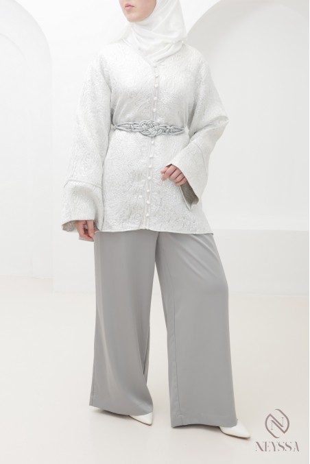 3-piece brocade tunic and sfifa set with palazzo trousers