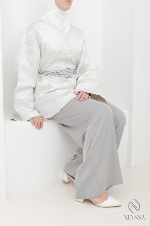 3-piece brocade tunic and sfifa set with palazzo trousers