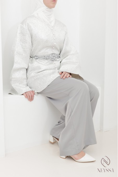 3-piece brocade tunic and sfifa set with palazzo trousers