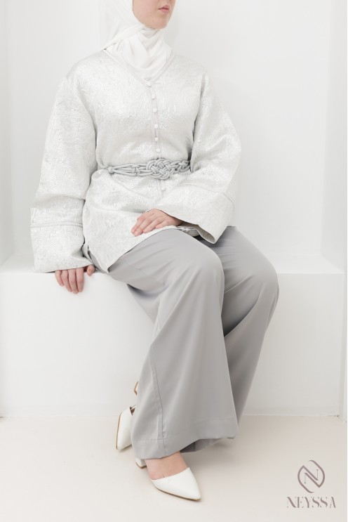 3-piece brocade tunic and sfifa set with palazzo trousers