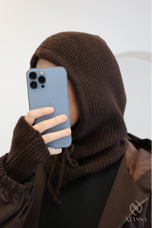 Knitted balaclava + mittens set – a must-have for this winter