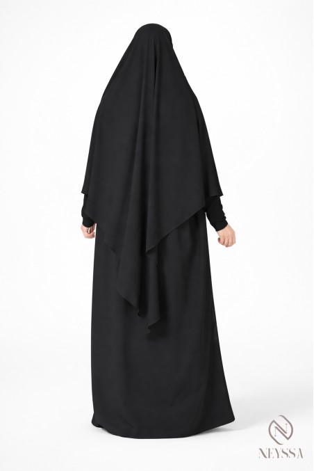 Long khimar pointu pour femme musulmane hijab légiféré