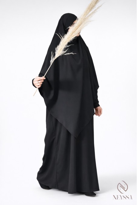 Long khimar pointu pour femme musulmane hijab légiféré