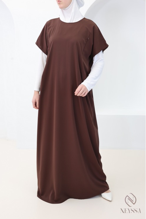 Unterkleid mit Reißverschluss zum Stillen, kurzärmelig, von Nidah