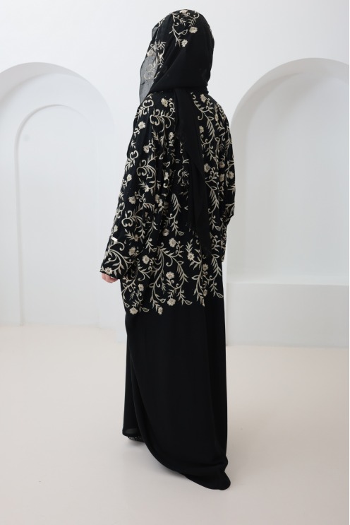 Dubai Abaya Kimono with Butterfly Cut, Nidah Style, Eid Outfit