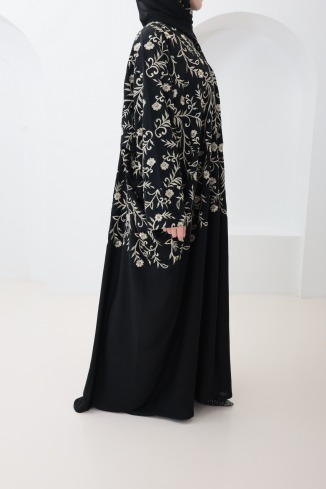 Dubai Abaya Kimono with Butterfly Cut, Nidah Style, Eid Outfit 2