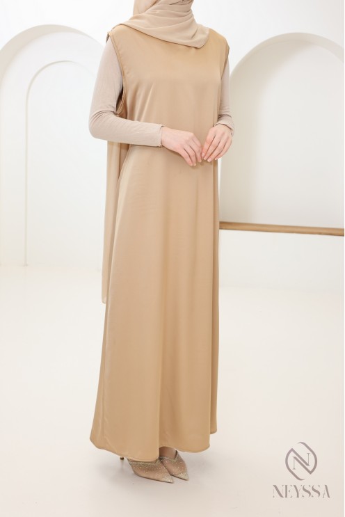 Unterkleid mit Satineffekt ideal zum Tragen für Kimono