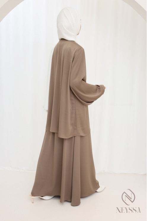 Tunic set with sfifa and long skirt, Eid look idea.