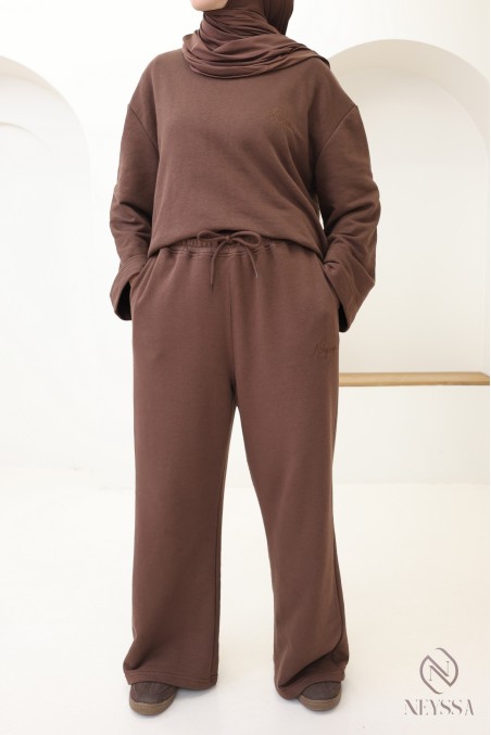 2-piece set with pants + long-sleeved T-shirt for hijabi women