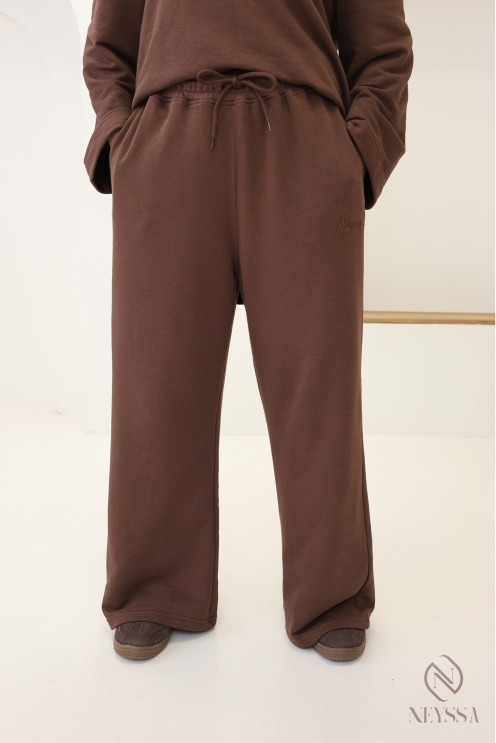 2-teiliges Set aus Hose und Langarm-T-Shirt für Hijabi-Frauen