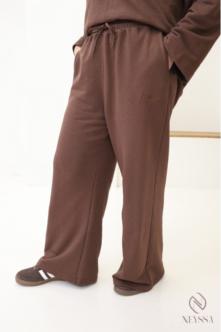 Ensemble 2 pièces pantalon + t-shirt manches longues femme hijabi