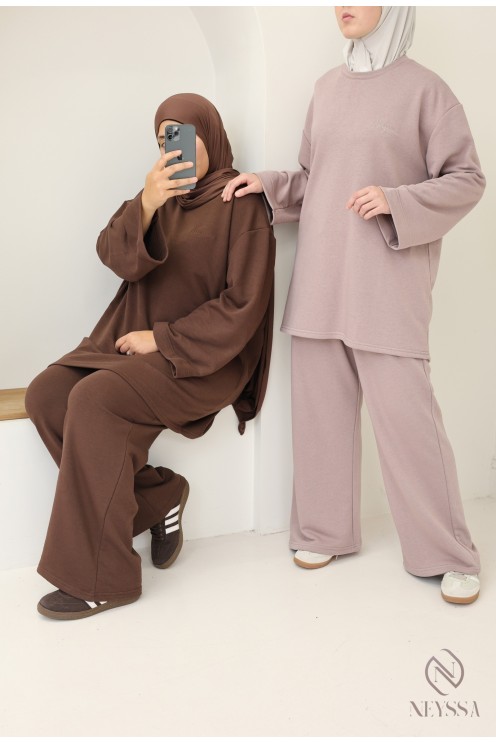 Sportbekleidungsset für Damen aus 100 % Baumwolle, Neyssa Confection