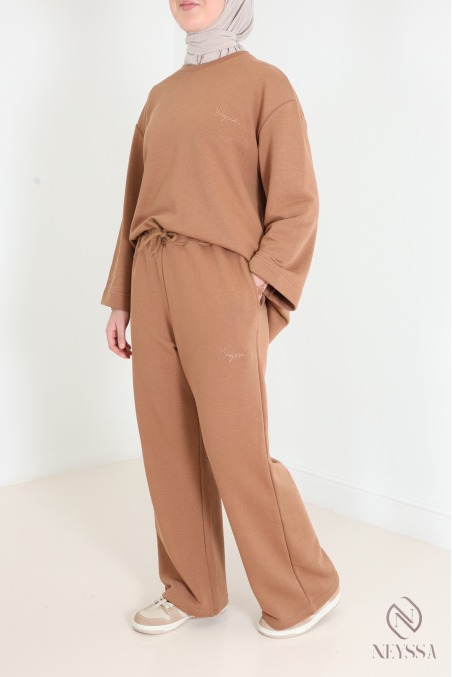 2-piece set with pants + long-sleeved T-shirt for hijabi women