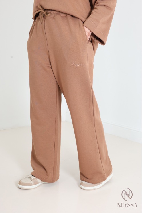 2-teiliges Set aus Hose und Langarm-T-Shirt für Hijabi-Frauen