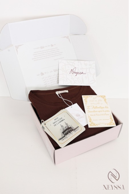 Box femme Omra/Hajj les essentiels pour femme abaya + khimar en jazz