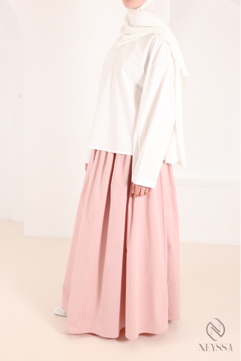 Blouse ample 100% coton coupe ample manches longues femme