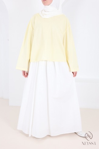 Women's loose-fitting 100% cotton long-sleeve blouse 2