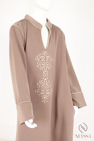 Abaya longue évasée pour fille, robe pour l'Aïd, brodée, idée cadeau 2