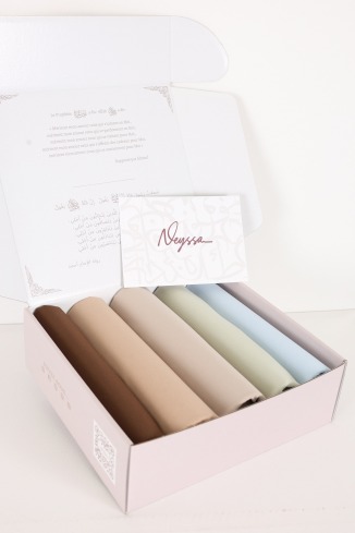 Jersey-Hijab-Set, Jersey-Kopftuch-Set als Geschenk