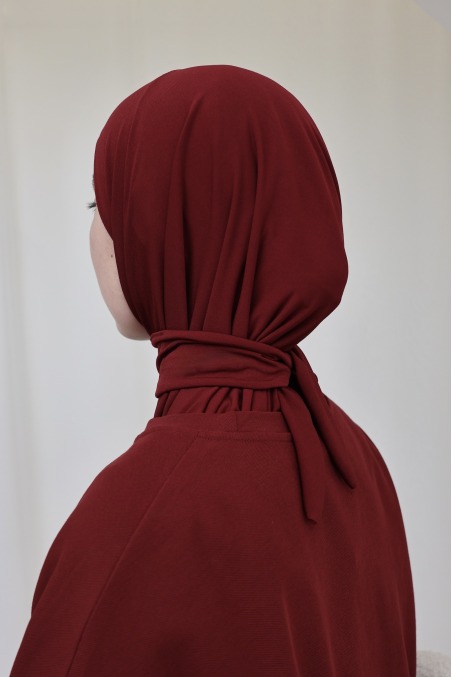 Hijab cagoule à enfiler à nouer en jersey premium must have
