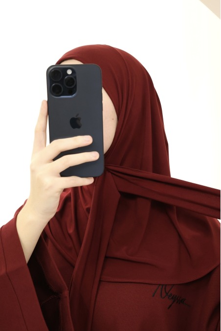 Hijab cagoule à enfiler à nouer en jersey premium must have