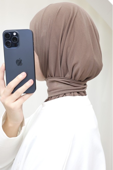 Hijab cagoule à enfiler à nouer en jersey premium must have