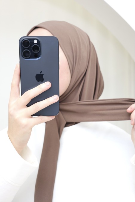 Hijab cagoule à enfiler à nouer en jersey premium must have