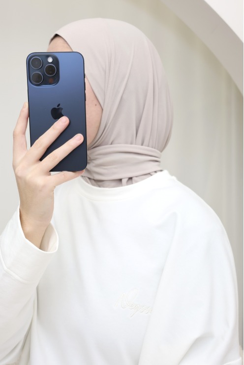 Hijab cagoule à enfiler à nouer en jersey premium must have