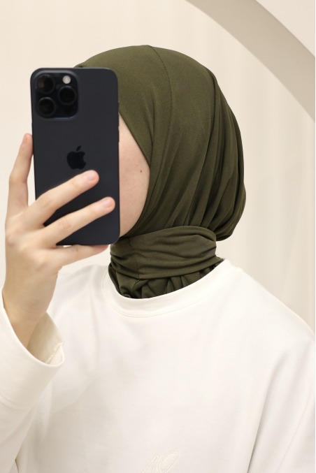 Hijab cagoule à enfiler à nouer en jersey premium must have