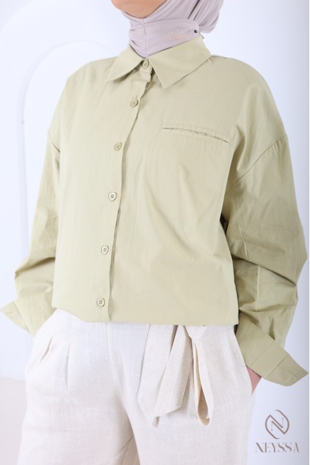 Linen-blend palazzo trousers, elasticated waist, with pockets and belt