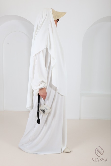 Omra/Hajj-Box für Damen: Abaya + Khimar im Jazz-Look ein absolutes