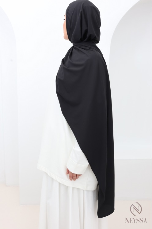 Langer Hijab aus Jersey Air, ein leichtes Material, ideal Sommer
