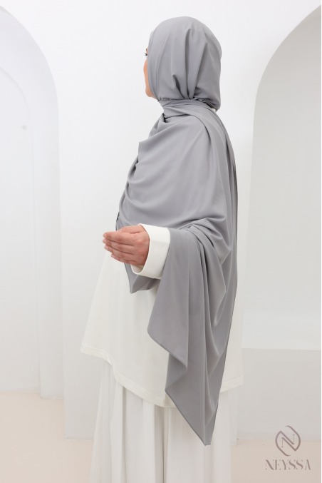 Hijab long en jersey air, matière légère idéale pour l'été femme