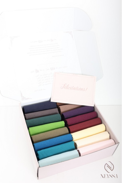 Set of 16 tube hats a must-have open-front hijab hat