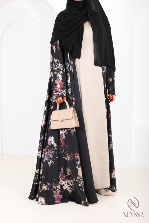 Sous robe sans manches effet satin idéale à porter pour ses kimono