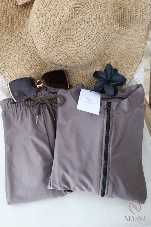 Burkini Neyssa confection avec cagoule, modest swimwear