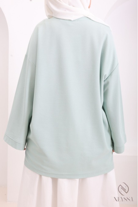 T-shirt oversize femme signé Neyssa, coupe ample, tissu coton