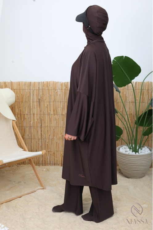 Burkini long modest cut, ideal summer, pool burkini, hijabi
