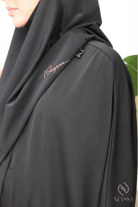 3-teiliger Bade-Jilbab mit zum Binden bestimmtem Khimar