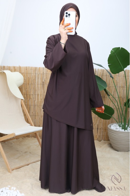 Burkini 3 pièces avec jupe longue by neyssa