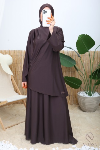Burkini 3 pièces avec jupe longue by neyssa