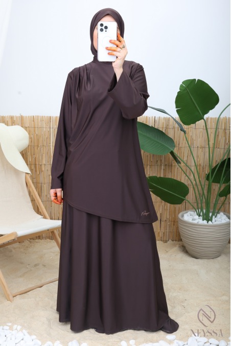 Burkini 3 pièces avec jupe longue by neyssa