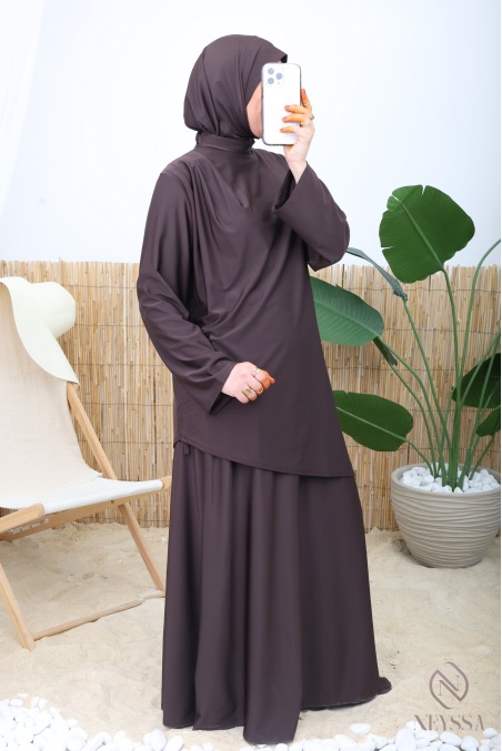 Burkini 3 pièces avec jupe longue by neyssa