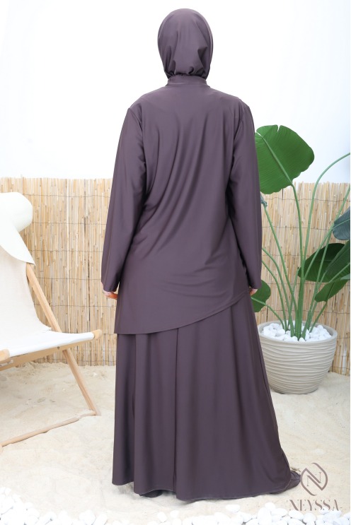 3-piece burkini with long skirt by Neyssa