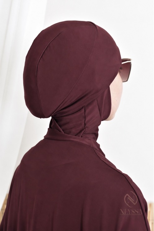 Hijab/Islamic bathing cap perfect for veiled Muslim woman