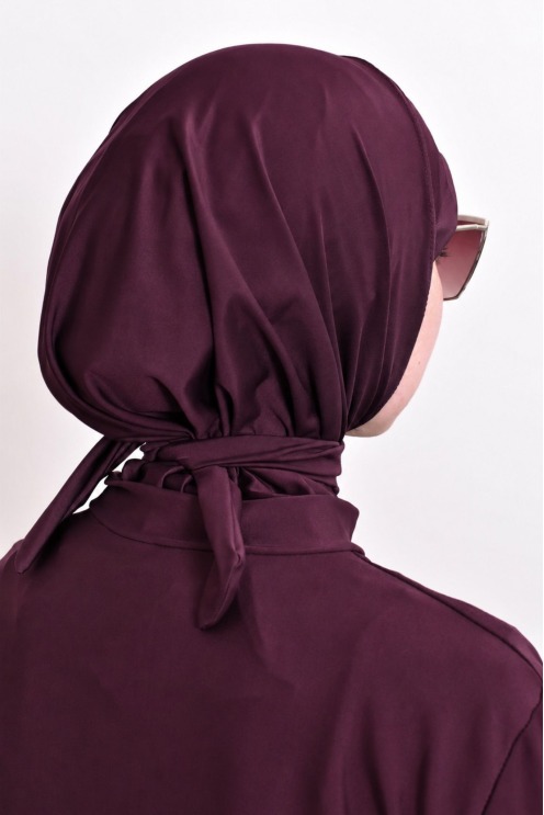 Veiled woman's burkini bathing hood Neyssa Confection summer 2024